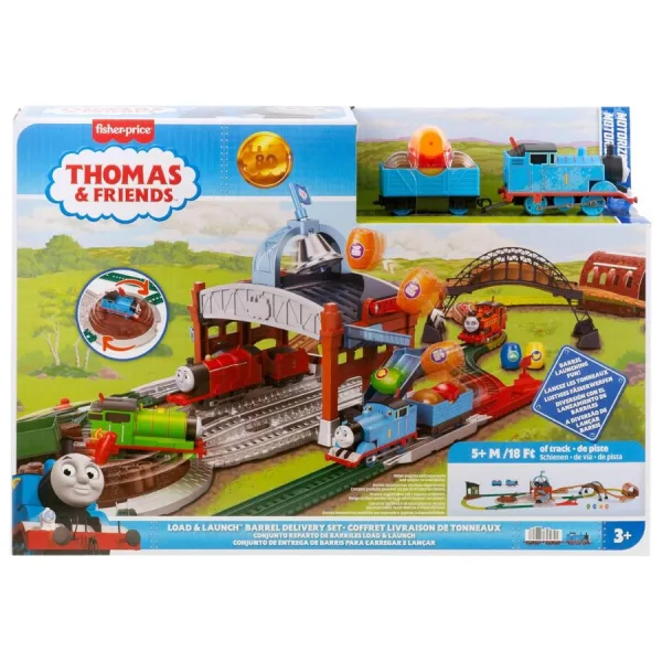 Centro di Consegna Barili Thomas & Friends – Set Motorizzato - Fisher Price | 56cm x 10cm x 38cm 1 Centro di Consegna Barili Thomas & Friends – Set Motorizzato