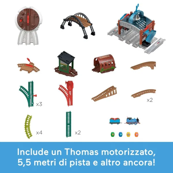 Centro di Consegna Barili Thomas & Friends – Set Motorizzato - Fisher Price | 56cm x 10cm x 38cm 5 Centro di Consegna Barili Thomas & Friends – Set Motorizzato