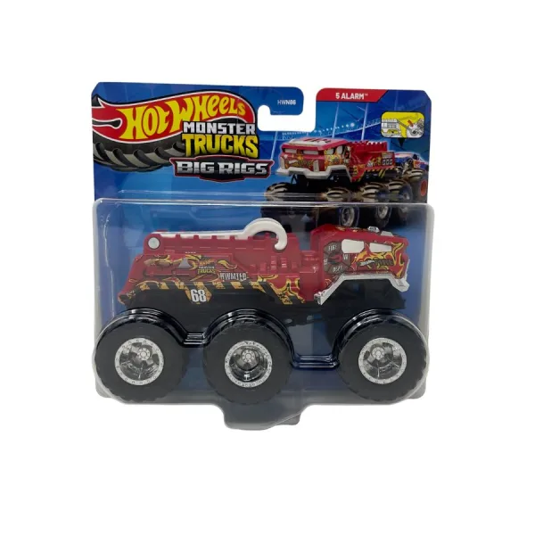 Hot Wheels Monster Trucks Big Rigs – Veicoli Assortiti - Mattel | 15cm x 7cm x 9cm 5 Hot Wheels Monster Trucks Big Rigs – Veicoli Assortiti