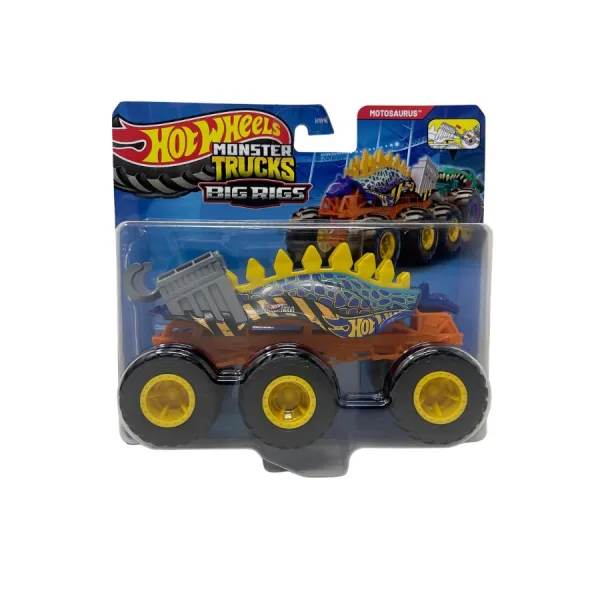 Hot Wheels Monster Trucks Big Rigs – Veicoli Assortiti - Mattel | 15cm x 7cm x 9cm 3 Hot Wheels Monster Trucks Big Rigs – Veicoli Assortiti