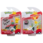 Pokemon Battle Figure Pack da 3 – Set Personaggi Pokemon - Jazwares | 12cm x 7cm x 13cm