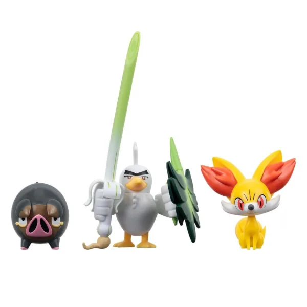 Pokemon Battle Figure Pack da 3 – Set Personaggi Pokemon - Jazwares | 12cm x 7cm x 13cm 3 Pokemon Battle Figure Pack da 3 – Set Personaggi Pokemon