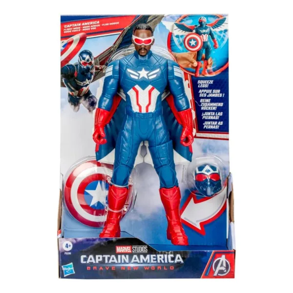 Captain America Flight Mode – Brave New World - Hasbro | 25cm x 7cm x 27cm 5 Captain America Flight Mode – Brave New World