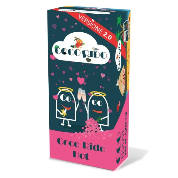 Coco Rido Hot 2.0 - Gioco da Tavolo - Asmodee | 9,5cm x 6cm x 20,5cm 1 Coco Rido Hot 2.0 - Gioco da Tavolo