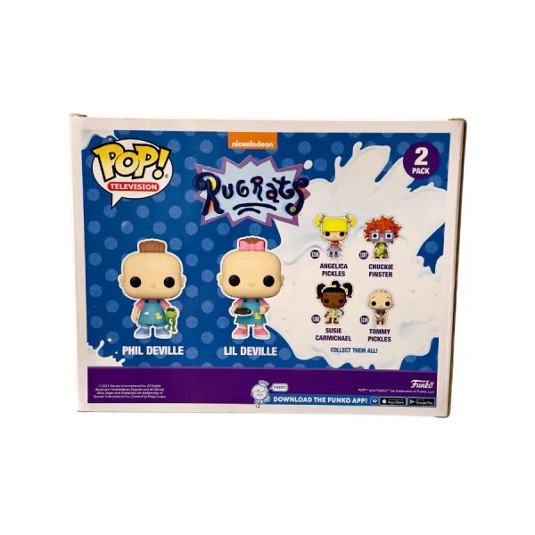 Funko Pop Phil e Lil Deville – Nickelodeon Rugrats – Funko | 20cm x 9cm x 16cm 11 Funko Pop Phil & Lil – Nickelodeon Rugrats