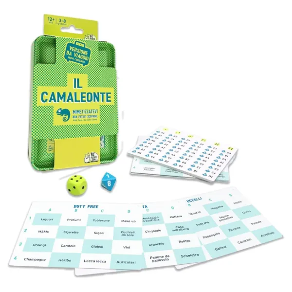 Il Camaleonte Travel - Gioco da Tavolo Tascabile - Asmodee | 9,5 cm x 2,5 cm x 13,5cm 3 Il Camaleonte Travel - Gioco da Tavolo Tascabile