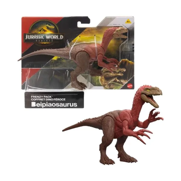 Jurassic World Rebirth Frenzy Pack – Dinosauri assortiti – Mattel | 21cm x 5cm x 15cm 11 Jurassic World Rebirth Frenzy Pack – Dinosauri assortiti