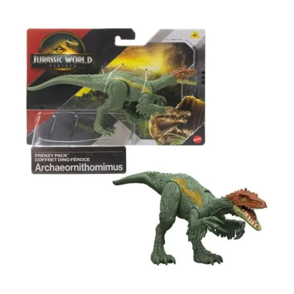 Jurassic World Rebirth Frenzy Pack – Dinosauri assortiti – Mattel | 21cm x 5cm x 15cm 13 Jurassic World Rebirth Frenzy Pack – Dinosauri assortiti