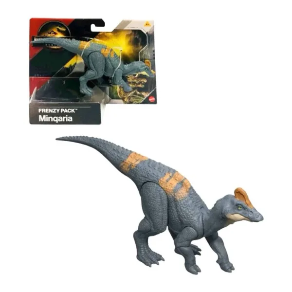 Jurassic World Rebirth Frenzy Pack – Dinosauri assortiti – Mattel | 21cm x 5cm x 15cm 15 Jurassic World Rebirth Frenzy Pack – Dinosauri assortiti