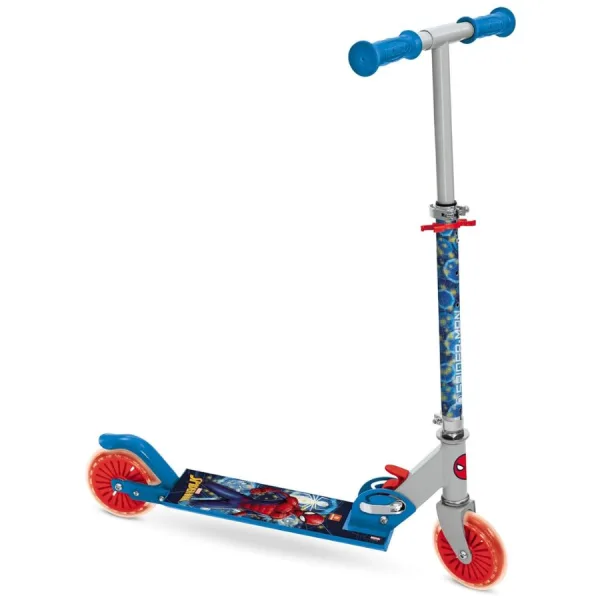 Monopattino 2 ruote Spiderman – Street scooter - Mondo | 66cm x 32,5cm x 79cm 3 Monopattino 2 ruote Spiderman – Street scooter