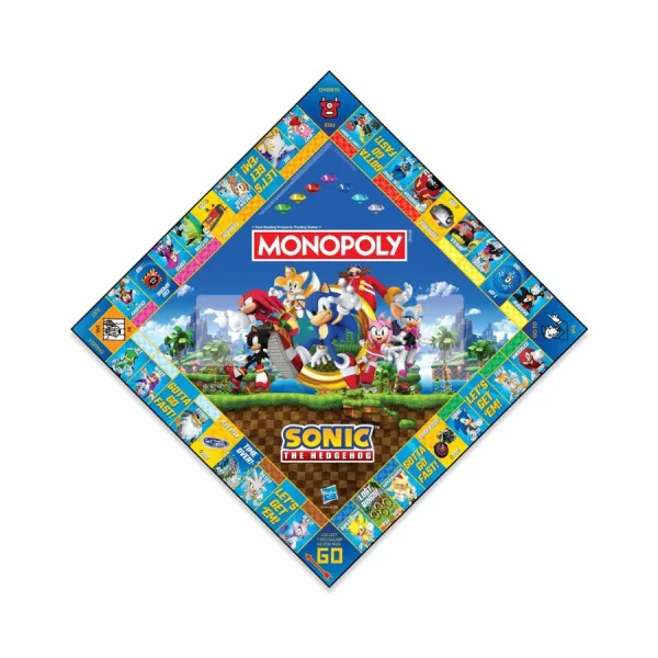 Monopoly Sonic The Hedgehog - Edizione Italiana - Hasbro | 40cm x 6cm x 27cm 5 Monopoly Sonic The Hedgehog - Edizione Italiana