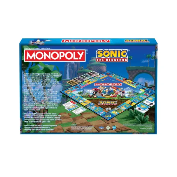 Monopoly Sonic The Hedgehog - Edizione Italiana - Hasbro | 40cm x 6cm x 27cm 15 Monopoly Sonic The Hedgehog - Edizione Italiana