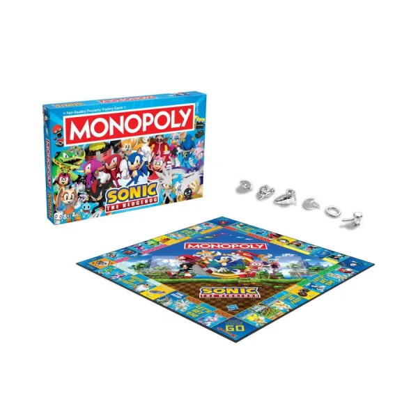 Monopoly Sonic The Hedgehog - Edizione Italiana - Hasbro | 40cm x 6cm x 27cm 3 Monopoly Sonic The Hedgehog - Edizione Italiana