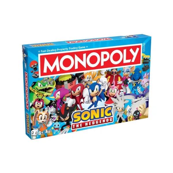 Monopoly Sonic The Hedgehog - Edizione Italiana - Hasbro | 40cm x 6cm x 27cm 1 Monopoly Sonic The Hedgehog - Edizione Italiana