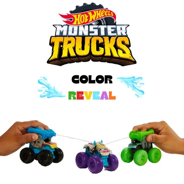 Monster Trucks Color Reveal – Hot Wheels