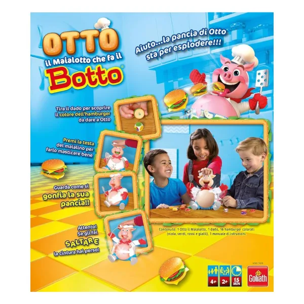 otto il maialotto che fa il botto
