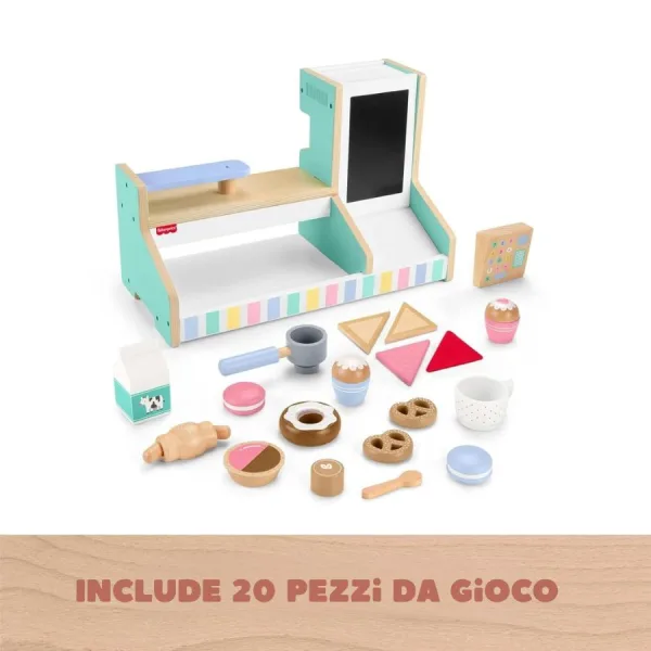 Set caffetteria in Legno – Gioco di ruolo educativo