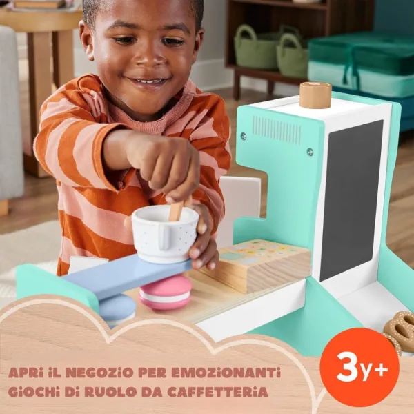 Set caffetteria in Legno – Gioco di ruolo educativo