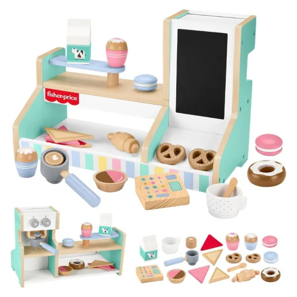 Set caffetteria in Legno – Gioco di ruolo educativo