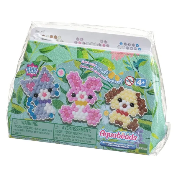 Set perline Animali Aquabeads - EPOCH Games | 17,5cm x 4,5cm x 11,5cm 13 Set Perline Animali Aquabeads