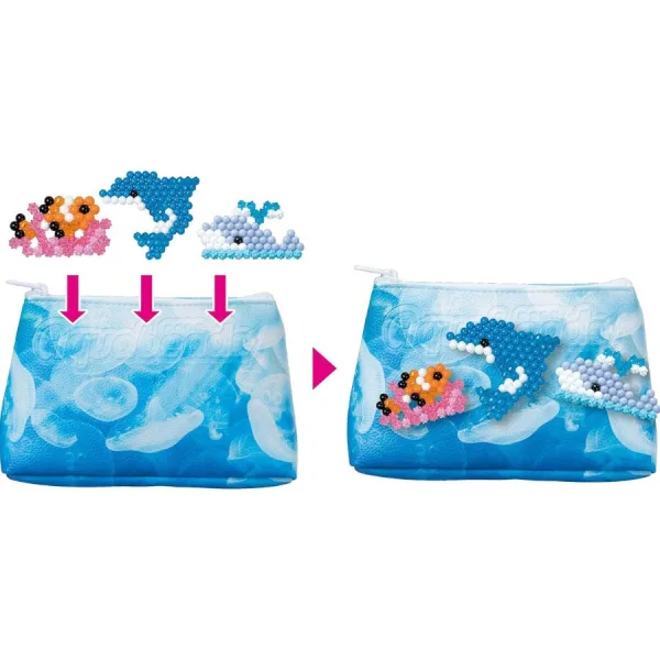 Set perline Animali Marini - Aquabeads - EPOCH Games | 17,5cm x 4,5cm x 11,5cm 3 Set Perline Animali Marini